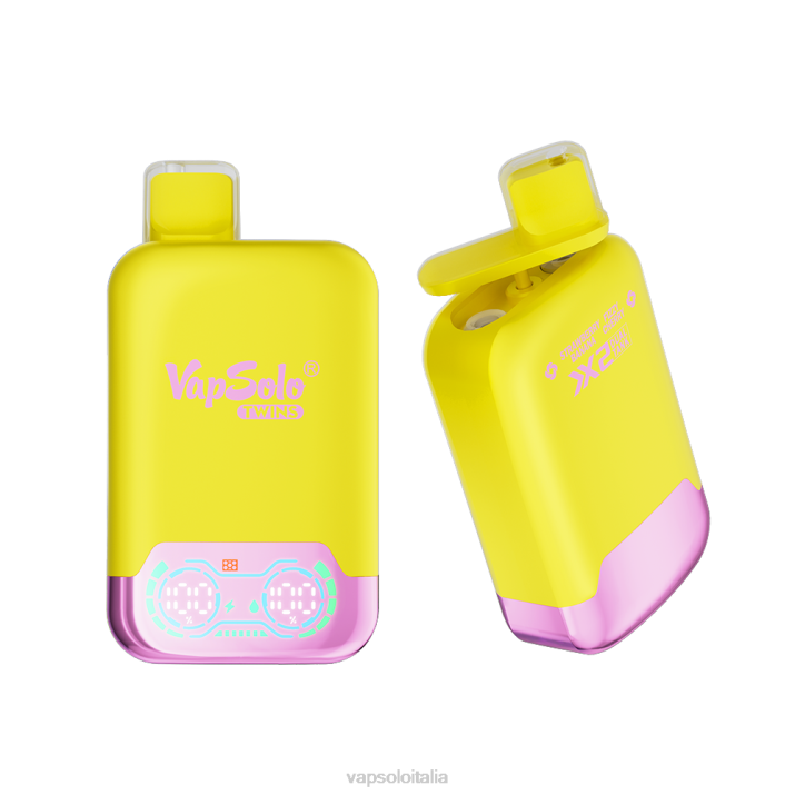 VapSolo TWINS vaporizzatore usa e getta | Vapsolo Review T0NV32 banana alla fragola e ciliegia frizzante