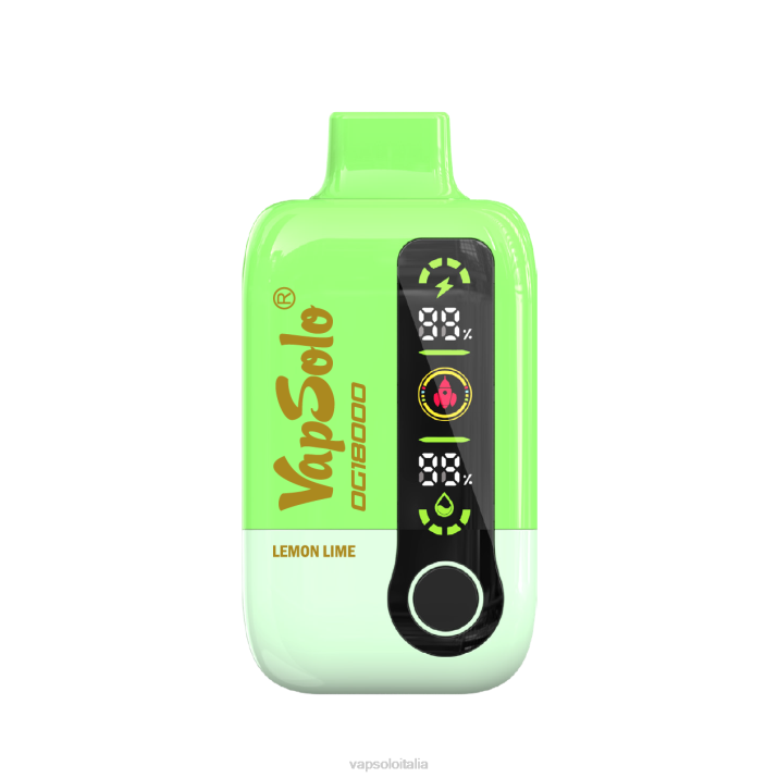 VapSolo DG18000 vaporizzatore usa e getta | Vapsolo Italia T0NV50 limone e lime