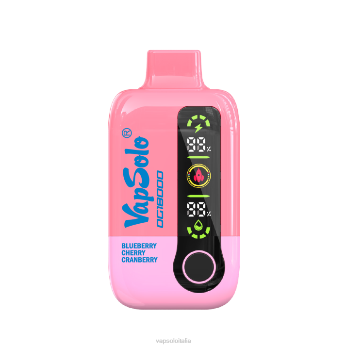VapSolo DG18000 vaporizzatore usa e getta | Vapsolo Puffs T0NV49 mirtillo ciliegia mirtillo