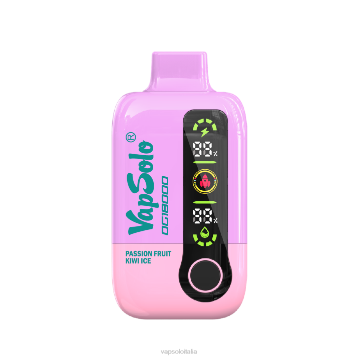 VapSolo DG18000 vaporizzatore usa e getta | Vapsolo Review T0NV52 ghiacciolo al kiwi al frutto della passione