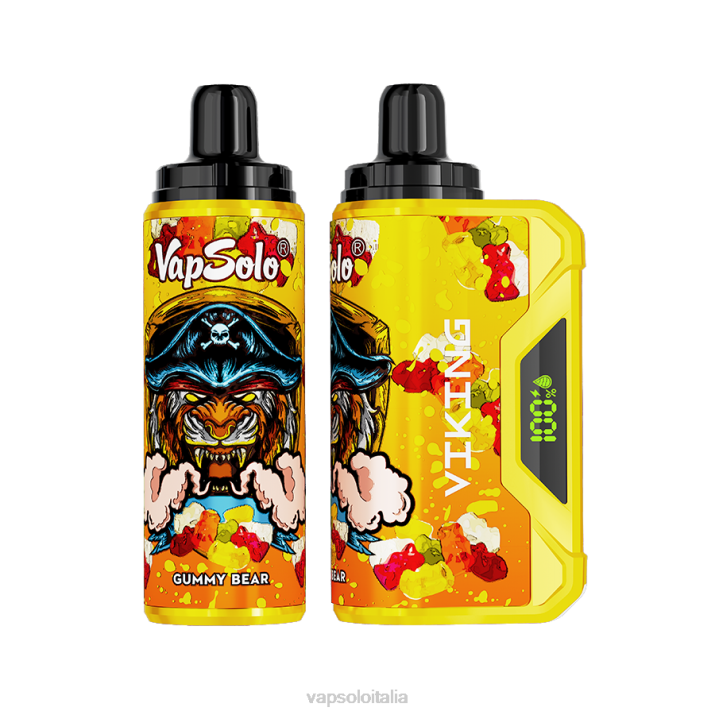 VapSolo VIKING vaporizzatore usa e getta | Vapsolo Flavours T0NV39 orsetto gommoso