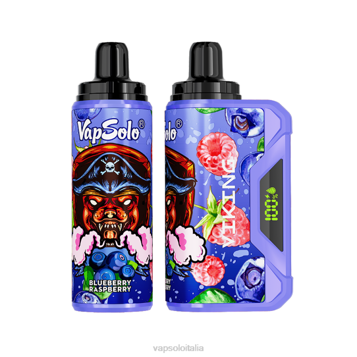 VapSolo VIKING vaporizzatore usa e getta | Vapsolo Italia T0NV38 lampone mirtillo