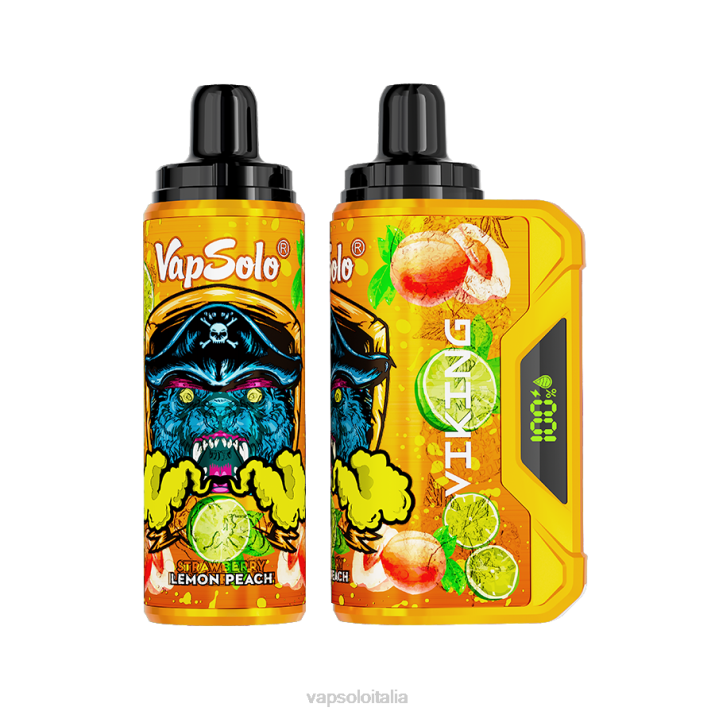 VapSolo VIKING vaporizzatore usa e getta | Vapsolo Puffs T0NV41 pesca al limone