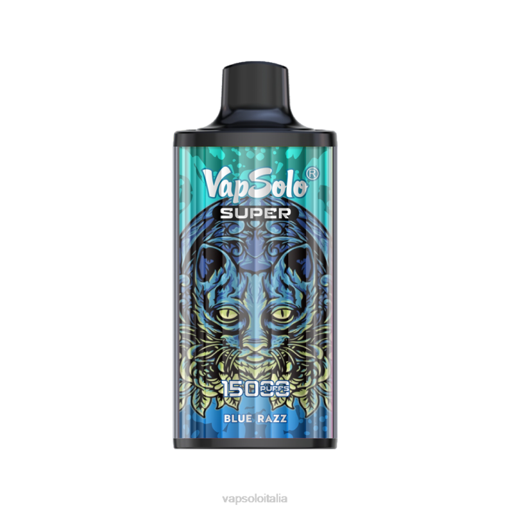 VapSolo SUPER vaporizzatore usa e getta | Vapsolo Italia T0NV14 razz blu
